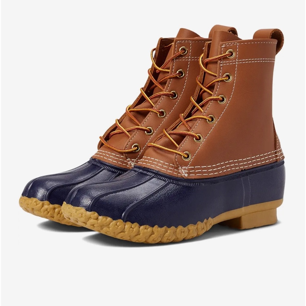 NWOT Navy LL Bean Duck Boots